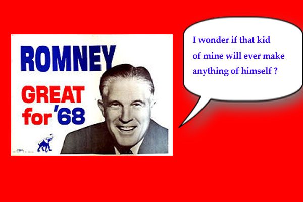 Mitt Romneys's father George